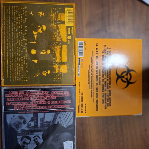 Biohazard CD pack used, set of 3 metal albums