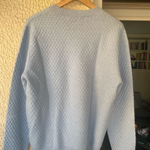 Duca di S.Giusto blue cashmere pullover XL new