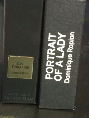 Armani Prive and Edition de Parfums Frederick Malle Portrait of a Lady tested samples