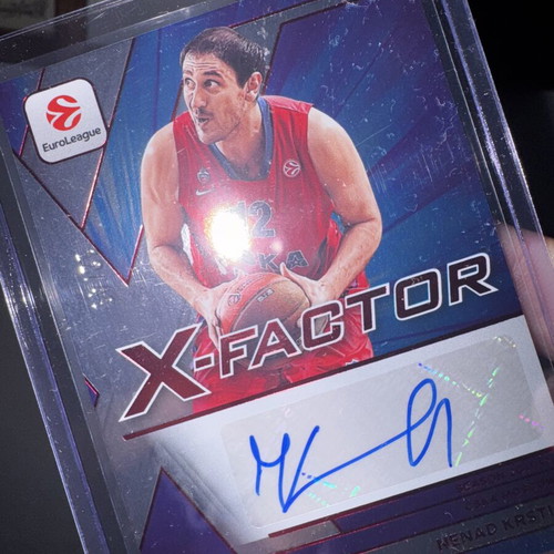 Cska /49 autograph basketball card Krstic