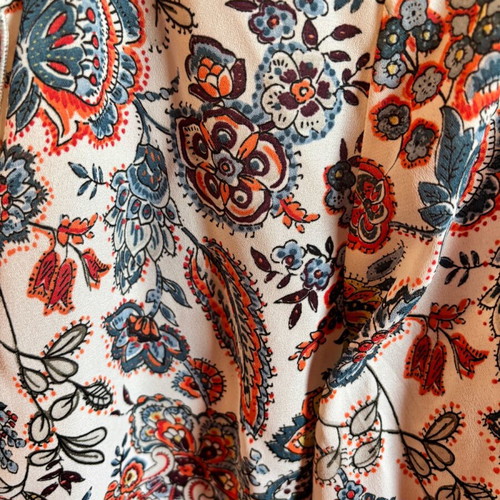 Zara blouse with paisley size Medium like new