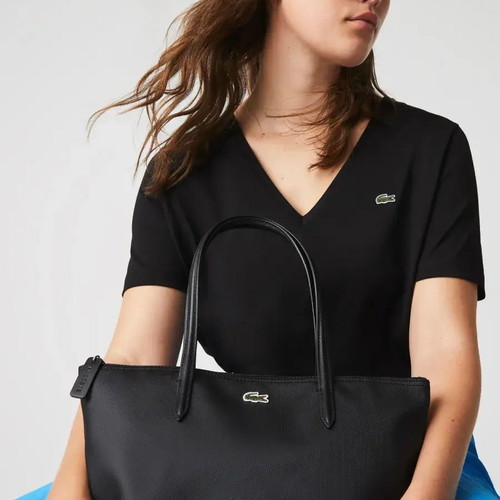 Lacoste shoulder bag like new, black