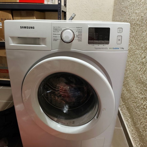 Samsung Ecobubble washing machine 7kg used, with defect