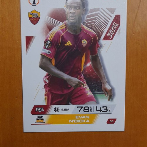 Topps card match ataxx Evan Ndicka new