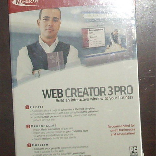 Web Creator 3 Pro website builder software new