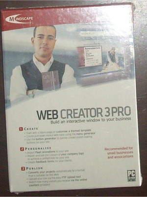 Web Creator 3 Pro website builder software new