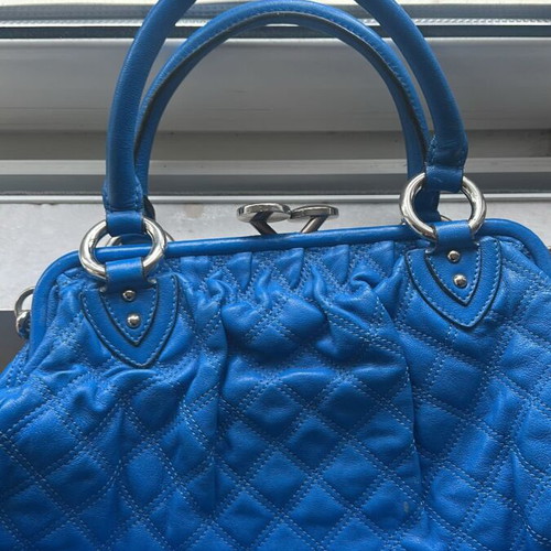 Marc Jacobs Stam shoulder bag like new, blue leather