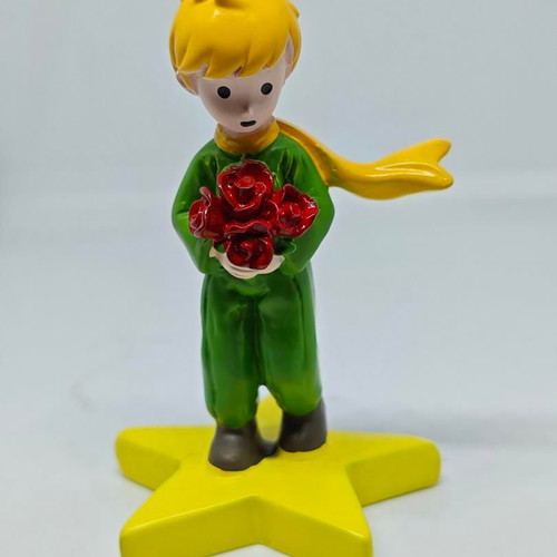 Little Prince collectible figure with roses like new