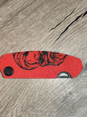 Folding beard comb new with skull design