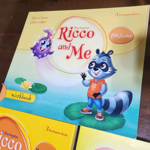 Ricco and Me Student's Book, Workbook & Picture Dictionary like new