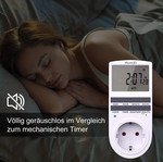 Digital weekly timer switch, electronic programmer 230V