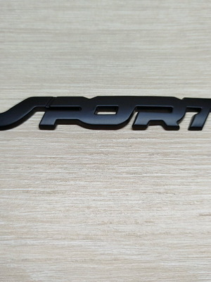 Λογότυπο αυτοκινήτου Sport μεταλλικό 3D αλουμινίου καινούργιο