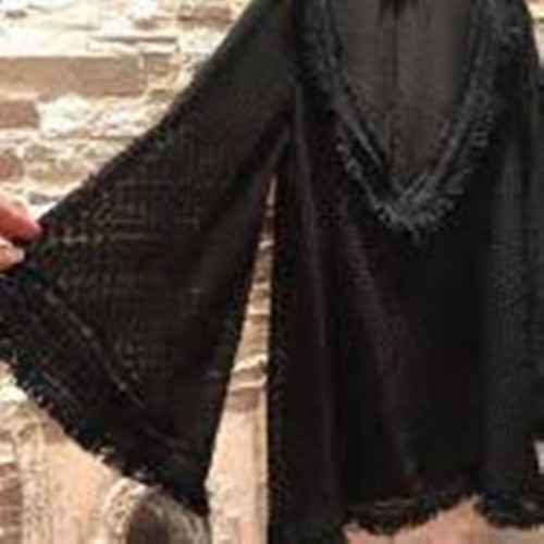 CKontova black mini tunic dress beachwear like new