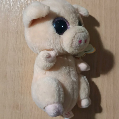 Ty Beanie Boos Piggley plush pig 15 cm like new
