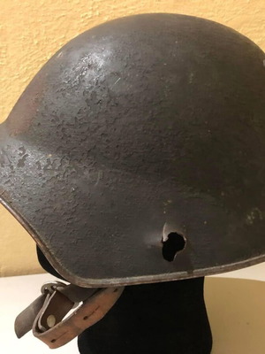 M18 Swiss Army helmet used, World War II