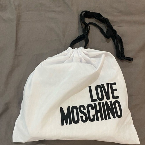Love Moschino bag authentic used, grey silver