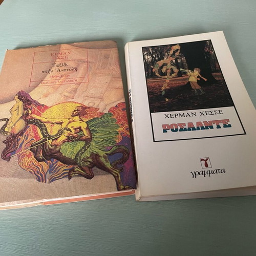 Hermann Hesse books used, Rosalde and Journey to the East