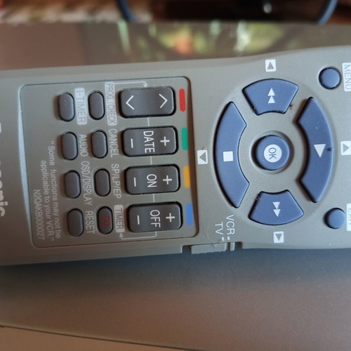 Panasonic NV830 Super VHS player used with remote control