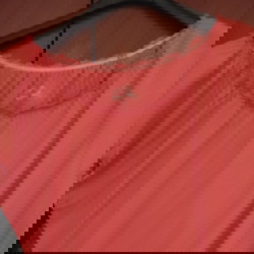 Μπλούζα κοντομάνικη πορτοκαλί καινούργια, μακό, μέγεθος L