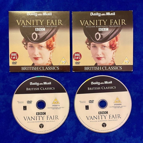Vanity Fair BBC Drama 2 DVD Series Set like new, original English version