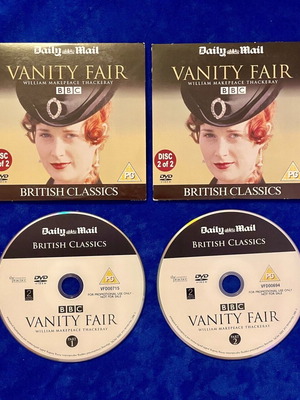 Vanity Fair BBC Drama 2 DVD Series Set like new, original English version