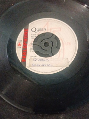 Queen Scandal vinyl record used, rock