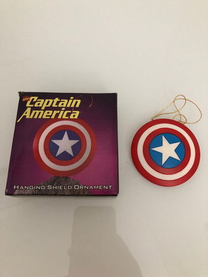 Captain America Shield ornament new, Marvel Comics 1998