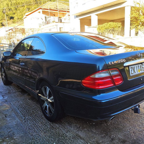 Mercedes CLK 200 Compressor μεταχειρισμένο, μπλε, 2002, 130.000 χλμ, αέριο