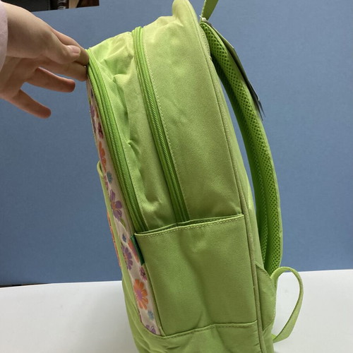 Benetton Y2K floral rhinestone school bag