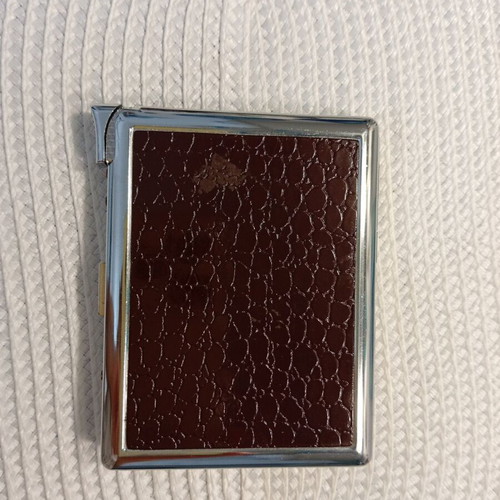Metal cigarette case vintage with Soviet symbols, new