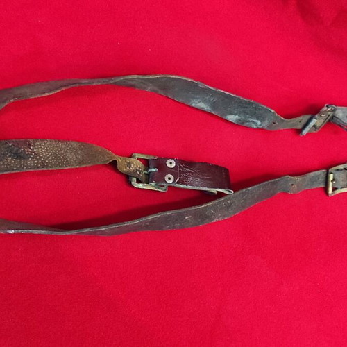 German leather Y-type harness from WWII, like new