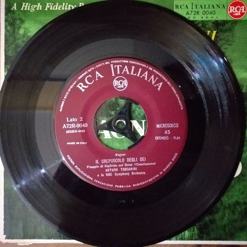 Classical 45 RPM collectible records used, set of 3