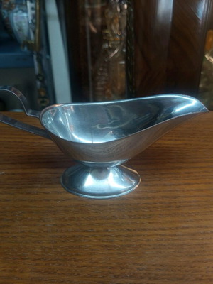 Inox sauce boat like new for dip or sauce