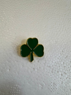 Panathinaikos Shamrock Pin new