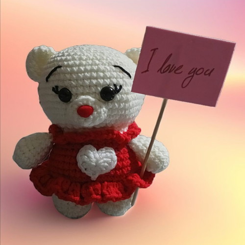 Handmade teddy bear new