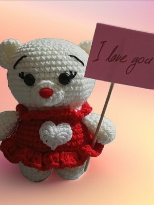 Handmade teddy bear new