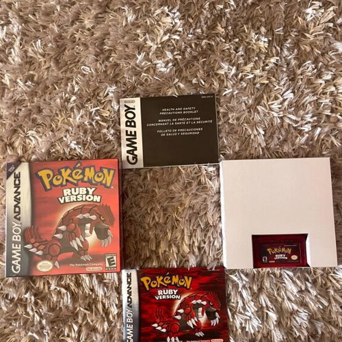 Κασέτες Pokemon σαν καινούργιες, σετ 5 για Game Boy Advance