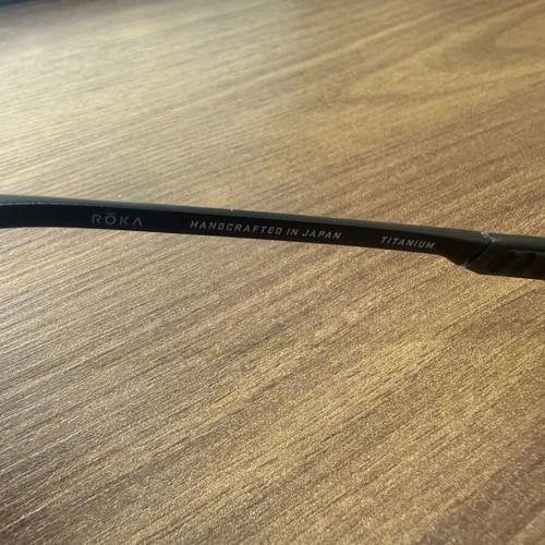 Roka Falcon Titanium Sunglasses like new, matte black
