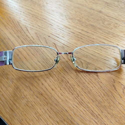 Vogue glasses frame used with floral design