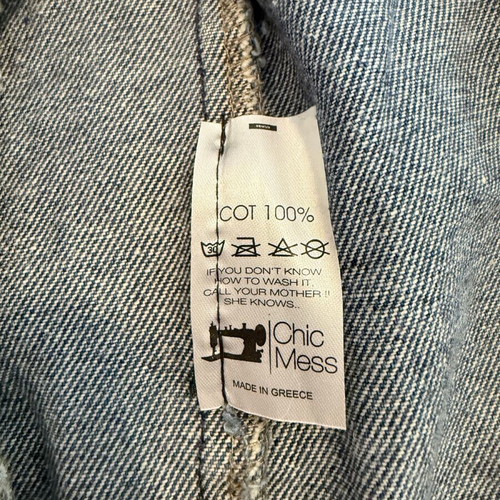 Chic Mess denim jacket size S like new, made in Greece