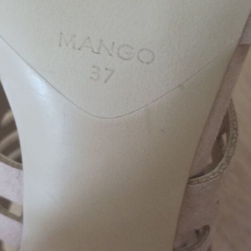 Mango Matilda high-heeled sandals new pink suede