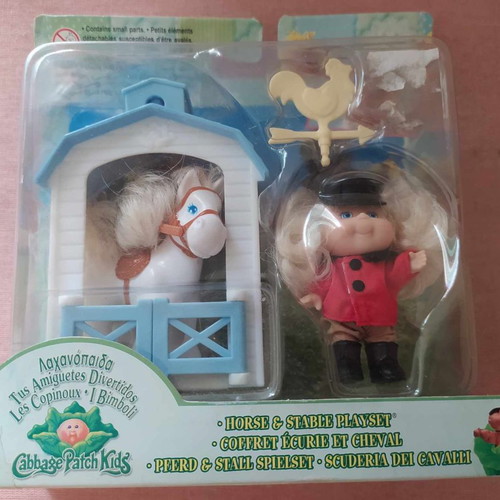 Cabbage Patch Kids horse and stable playset new Mattel 1998