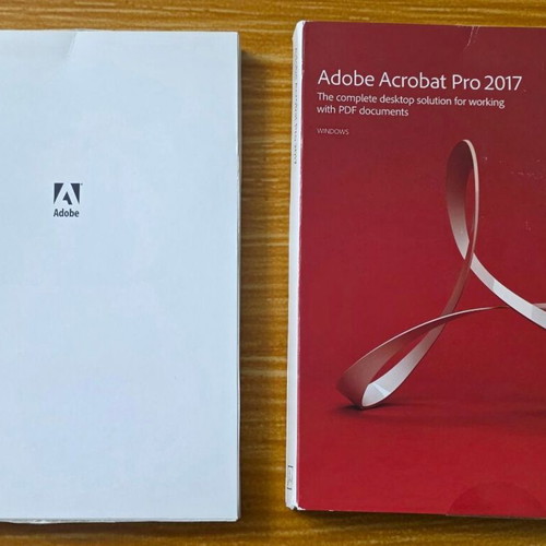Adobe Acrobat Pro 2017 original box with DVD and sleeve