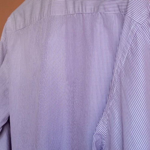 Artisti Italiani men's striped purple white shirt XXL like new