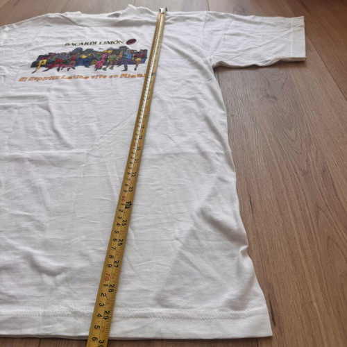 Vintage Bacardi Limon T-shirt Large Y2K Miami Graphic Tee like new