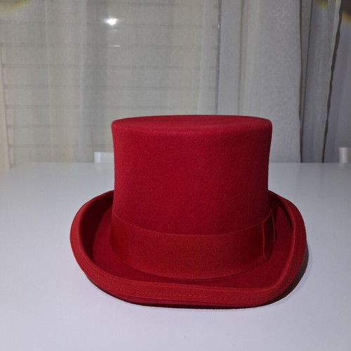 Semi-High Hard Hat red, like new