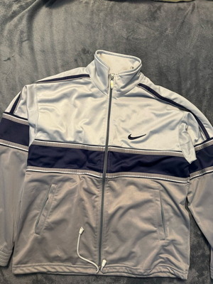Nike vintage ζακέτα medium σαν καινούργιο, γκρι και μπλε