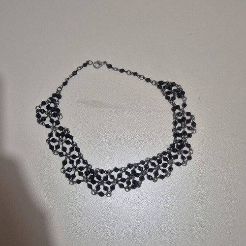Goth black necklace
