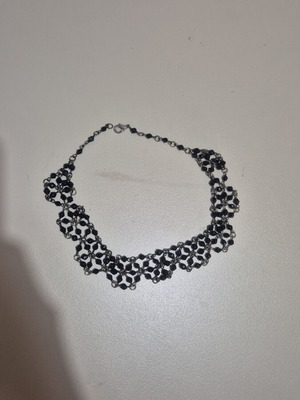 Goth black necklace