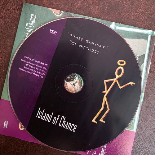 The Saint VCD Island of Chance like new, Roger Moore series